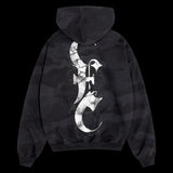 Logo Black Camo Hoodie
